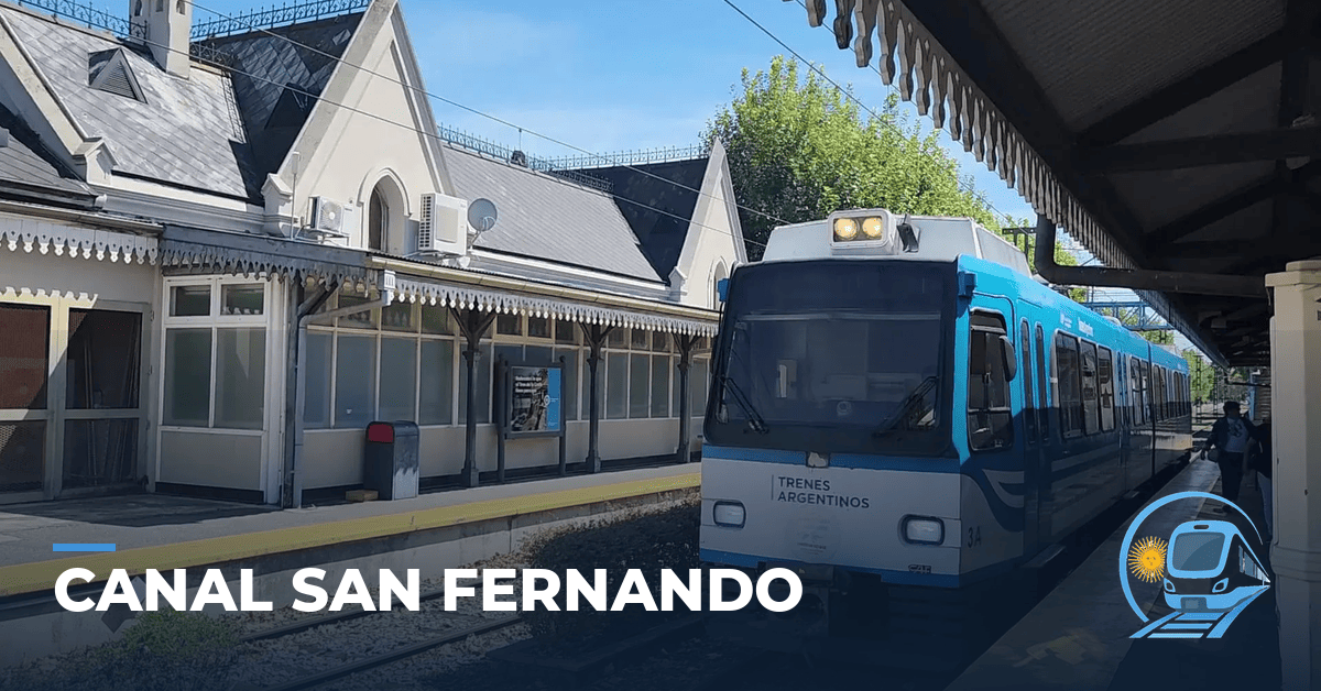 Estación Canal San Fernando — trenes metropolitanos de Buenos Aires