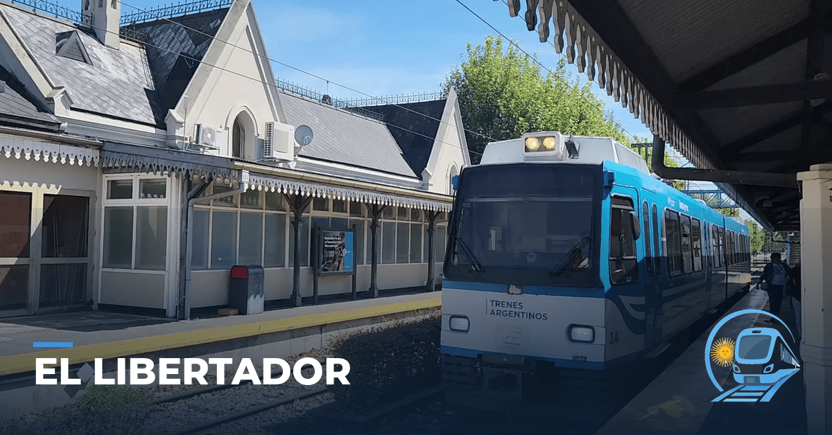 Estación El Libertador — trenes metropolitanos de Buenos Aires