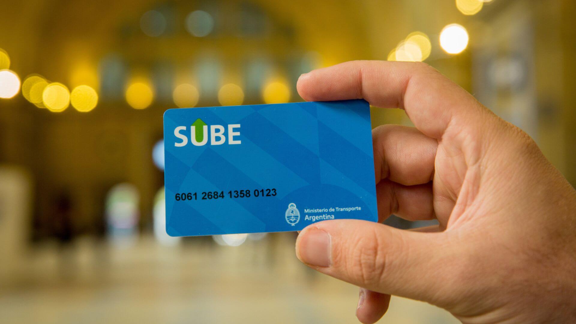 Tarjeta SUBE, medio de pago de los trenes de Buenos Aires